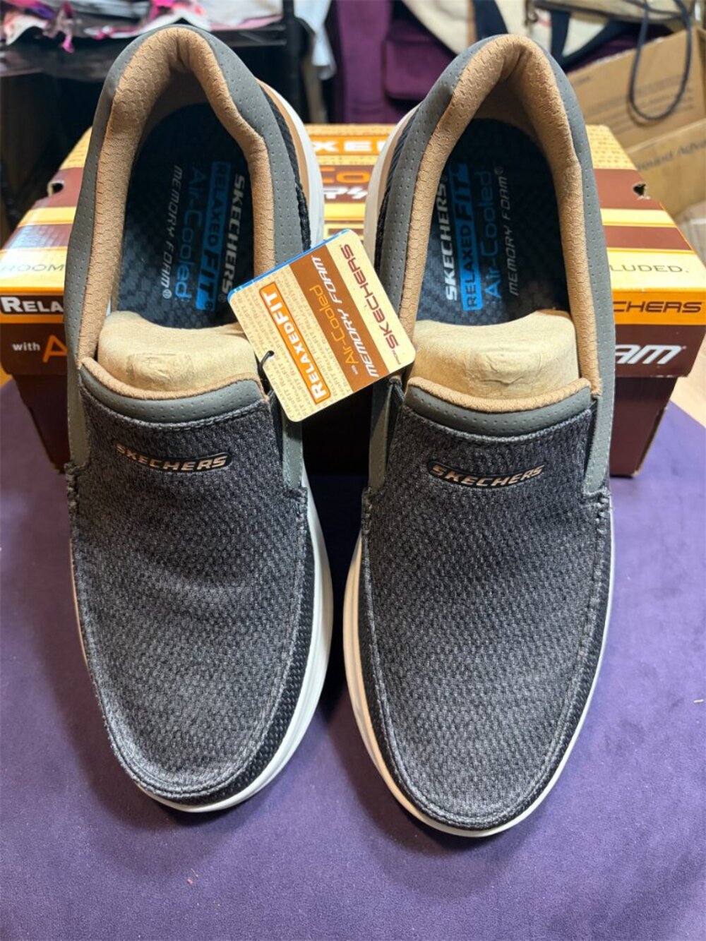 SKECHERS NEW IN BOX - MEN'S 10.5 - STYLE HASTINGS MARCO - Picture 2 of 5